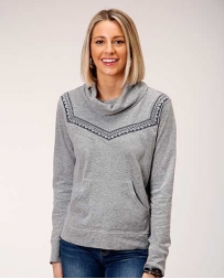 Roper® Ladies' Front Pocket Cowl Neck Sweatshirt