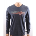 Wrangler® Men's LS Screenprint Logo Tee