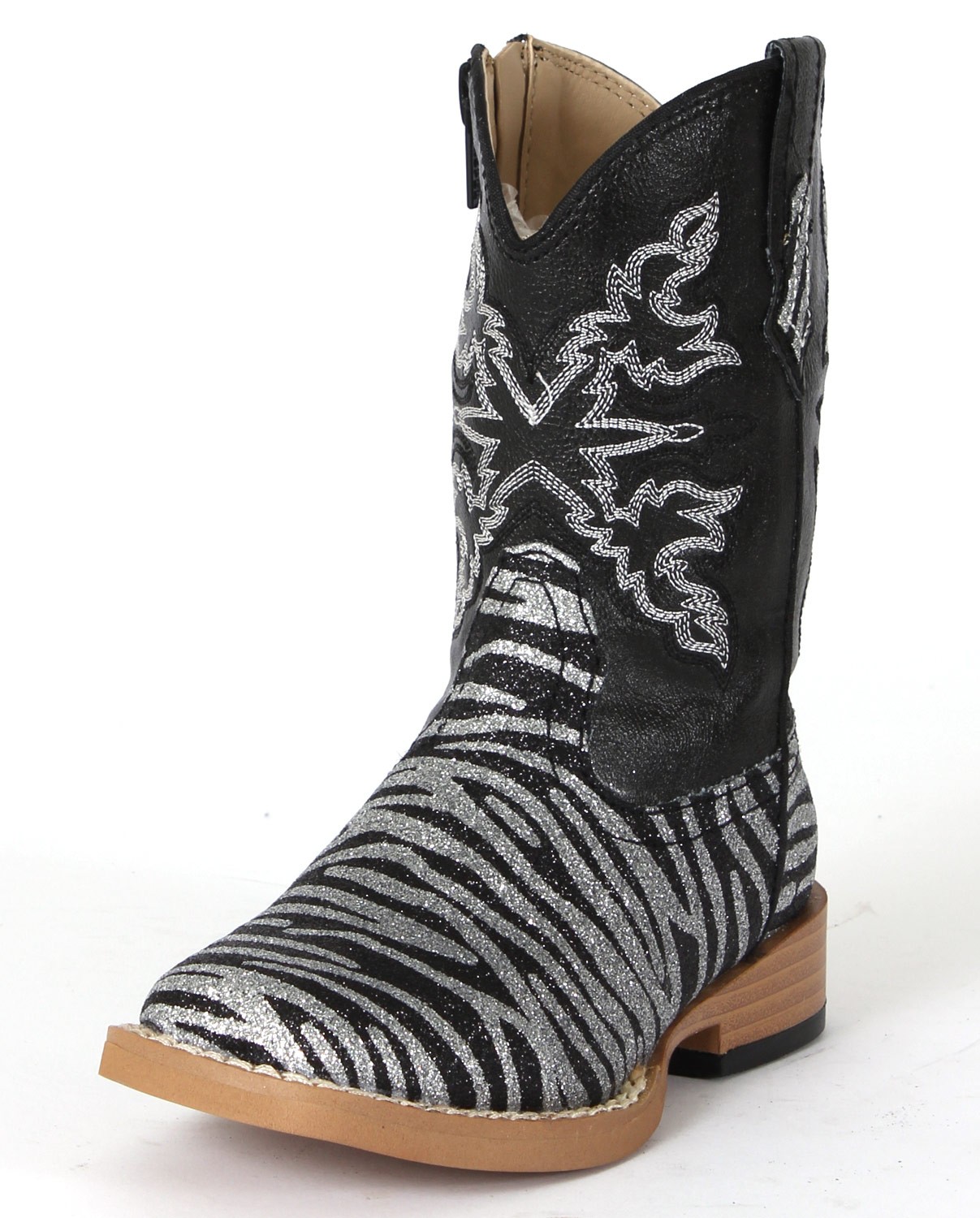 zebra cowgirl boots