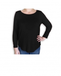 Pine Apparel® Ladies' 3/4 Sleeve Scoop Neck Tee