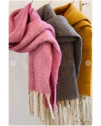 Just 1 Time® Ladies' Fringed Fuzzy Scarf