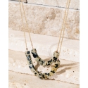 Just 1 Time® Ladies' Natural Stone Layered Necklace