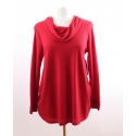 Just 1 Time® Ladies' Red Cowl Neck Top