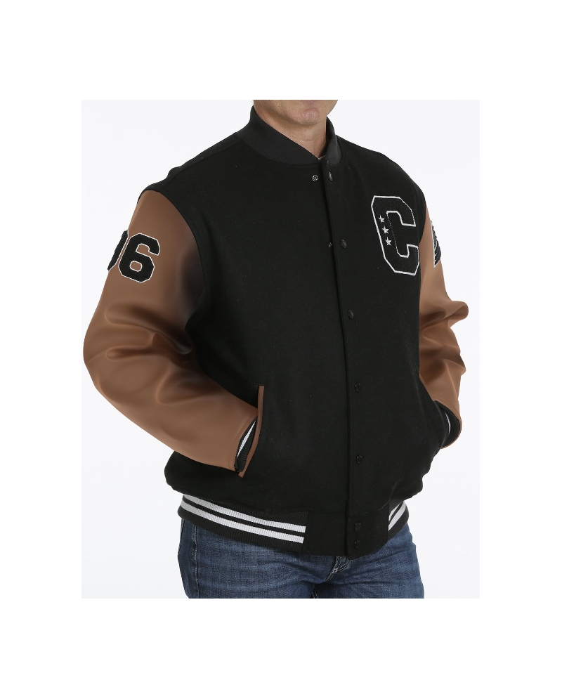cinch leather jacket