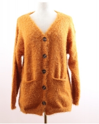 Kerenhart® Ladies' Mustard Eyelash Sweater