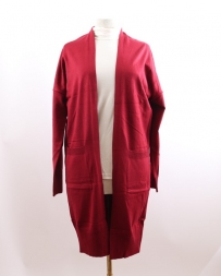 Pine Apparel® Ladies' Cherry Pocket Cardigan