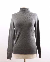 Pine Apparel® Ladies' Textured Turtleneck Sweater