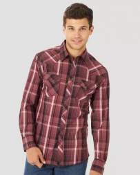 Wrangler Retro® Men's WFS LS Plaid Shirt Snap
