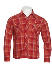 Wrangler Retro® Boys' LS Snap Plaid Shirt