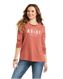 Ariat® Ladies' Real Logo Flourish Tee