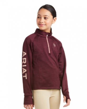 Ariat® Girls' 1/2 Zip Sweatshirt