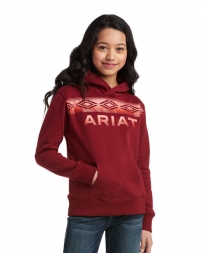 Ariat® Girls' Serape Logo Hoodie