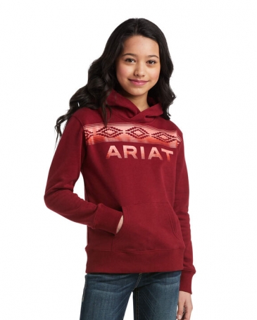 Ariat® Girls' Serape Logo Hoodie