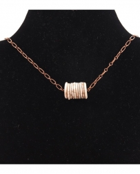 Just 1 Time® Ladies' Buffalo Wafer Copper Necklace