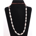 Just 1 Time® Ladies' Beaded Grey Stone Necklace