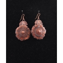 Just 1 Time® Ladies' Copper Flower Earrings