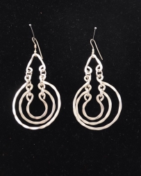 Just 1 Time® Ladies' Silver Hoop Dangle Earrings