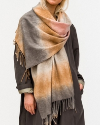 Just 1 Time® Ladies' Fringed Ombre Scarf