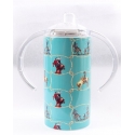 The Whole Herd® Kids' Sippy Tumbler Cowboy Scene