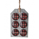 Midwest CBK® Buffalo Plaid Holiday Magnets