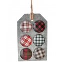 Midwest CBK® Christmas Plaid Magnets