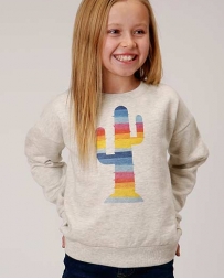 Roper® Girls' Cactus Sweatshirt