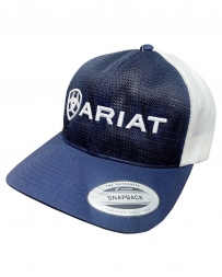 Ariat® Men's Logo Mesh Back Cap Navy