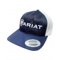 Ariat® Men's Logo Mesh Back Cap Navy