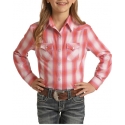Panhandle® Girls' Ombre Plaid Snap Shirt