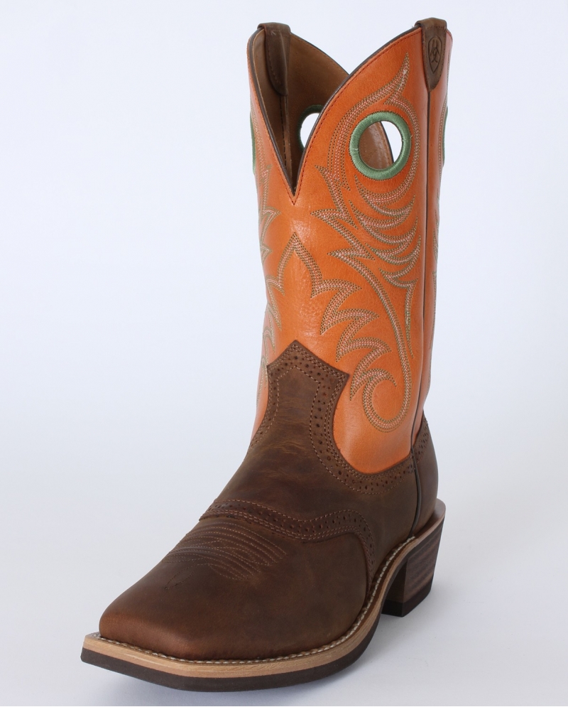 Ariat® Men's Heritage Roughstock Western Boots - Fort Brands
