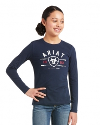 Ariat® Girls' International Logo Tee