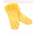 Just 1 Time® Ladies' Faux Fur Trimmed Gloves
