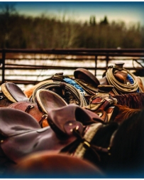 Ranch Life Wild Rags® Men's Resting Saddles Silk Wild Rag