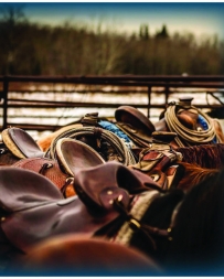 Ranch Life Wild Rags® Men's Resting Saddles Silk Wild Rag
