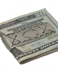 J. Alexander Rustic Silver® Men's Stamped Arrowhead Money Clip