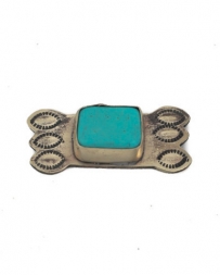 J. Alexander Rustic Silver® Men's Tie Pin W/Turquoise