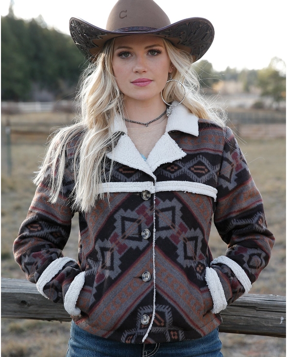 Cruel® Ladies' Sherpa Trucker Jacket 