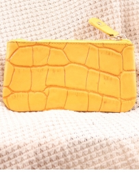 Scully Leather® Crocodile Coin Purse