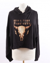 Ladies' HYFVE Cropped Steerhead Hoodie