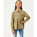 Girls' Hayden Textured Pinstripe Shirt