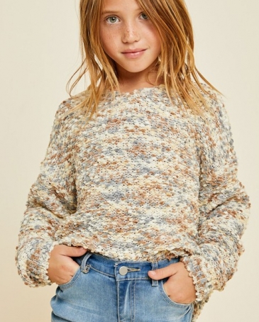 Girls' Hayden Popcorn Sweater