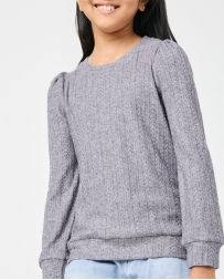 Girls' Hayden LS Cable Knit Top