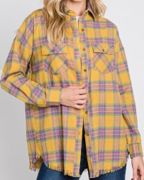 Ladies' Plaid Shacket