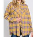 Ladies' Plaid Shacket