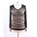 Just 1 Time® Ladies' Sheer Aztec Top