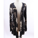 Just 1 Time® Ladies' Long Tie Dye Studded Cardigan