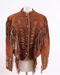 Cripple Creek® Ladies' Beaded Suede Fringe Jacket