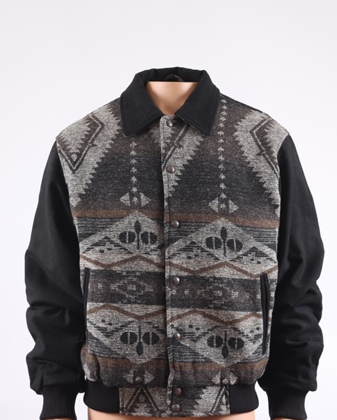 Cripple Creek Men s Navajo Wool Bomber Jacket