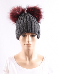 Just 1 Time® Ladies' VHI Double Pom Beanie