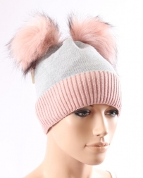 Just 1 Time® Ladies' VHI Double Pom Beanie